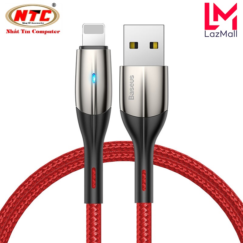 Cáp sạc Và truyền dữ liệu lightning Baseus CALSP-C09 Horizontal dài 1M / 2M max 2.4A (NHIỀU MÀU) Nhat Tin Authorised Store