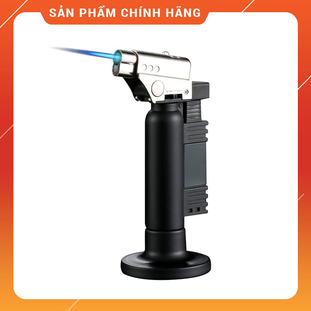 Vỏ hộp quẹt bật lửa khò 1 tia cực mạnh để bàn honest bcz-500, 2 chết độ lửa điều chỉnh dễ dàng