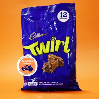 Cadbury Twirl Chocolate Multipack 12 pcs 168g - socola twirl - OZ thumbnail