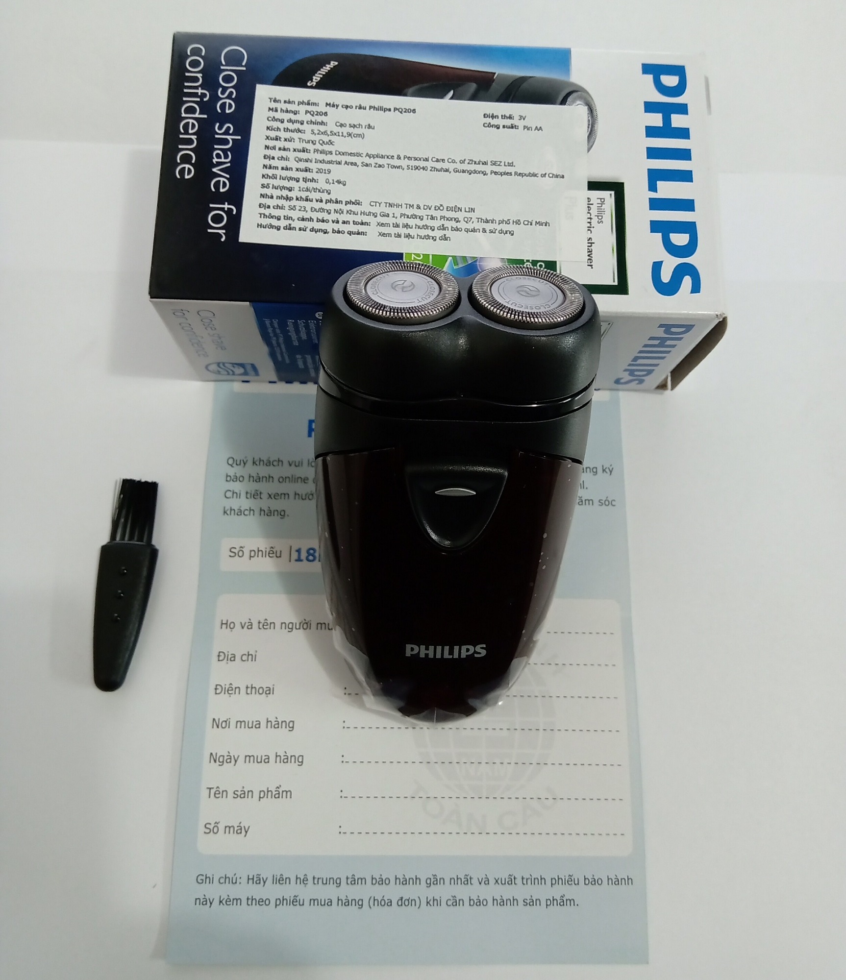 Máy cạo râu Philips PQ206 - Hàng nhập khẩu