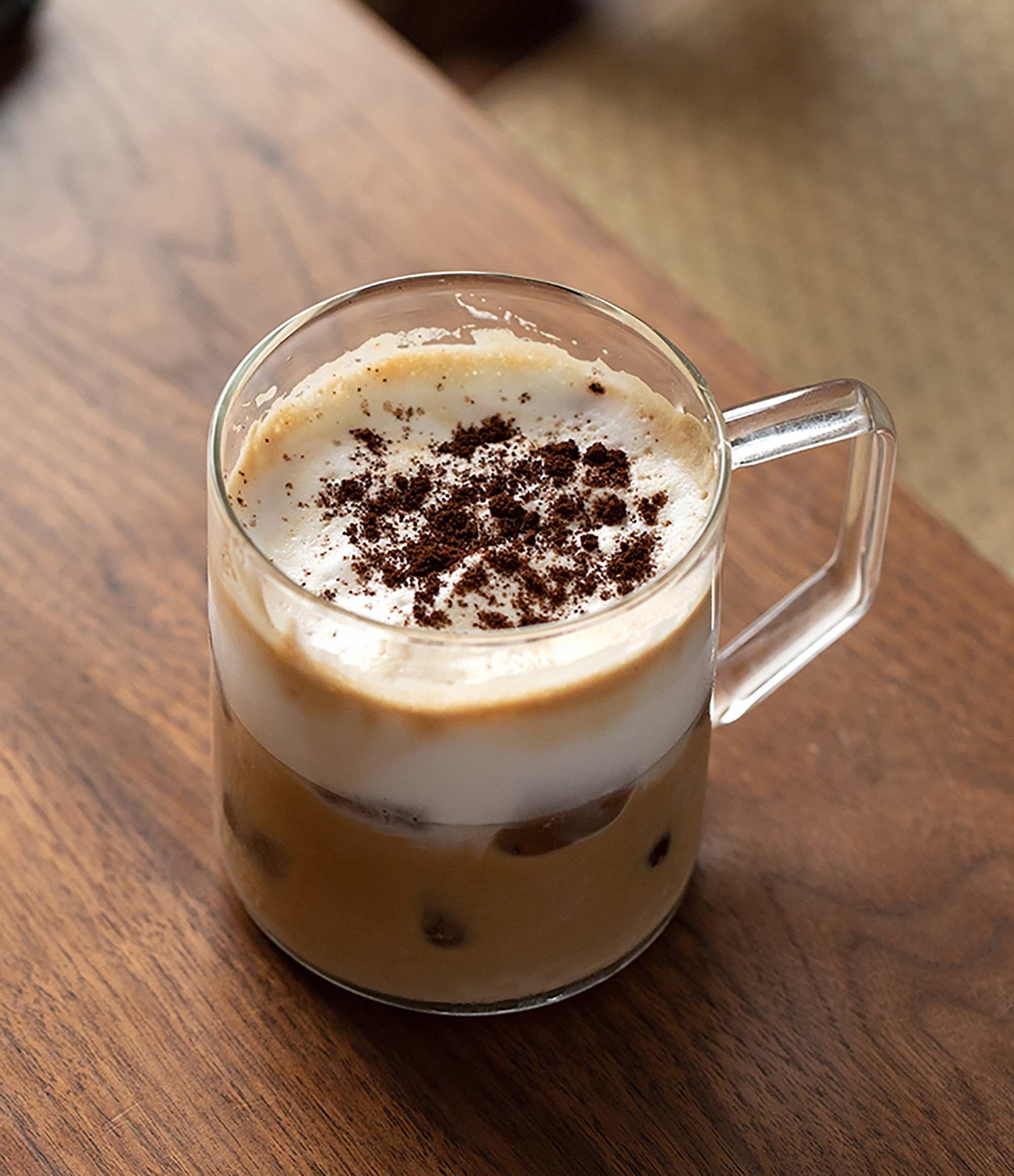 [HCM]Ly thủy tinh uống trà cà phê 360ml Cafede Kona