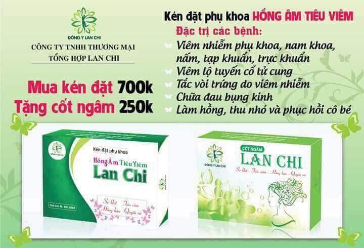 combo kén đặt hồng âm tiêu viêm lan chi