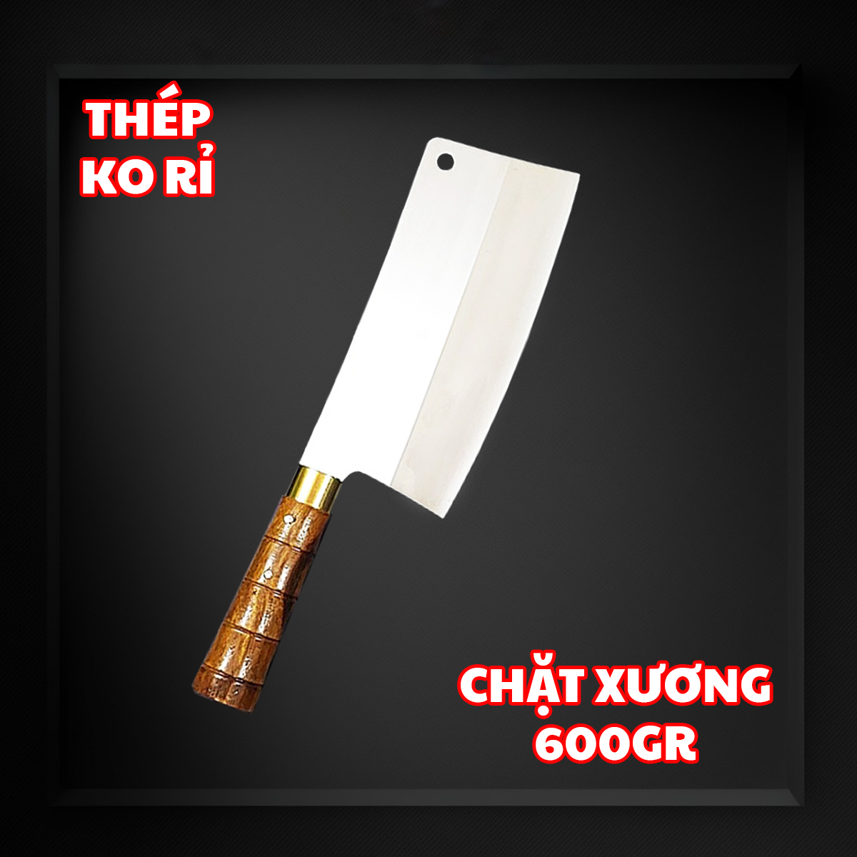 Bộ 4 dao bếp Không Rỉ cao cấp rèn thủ công sắc bén