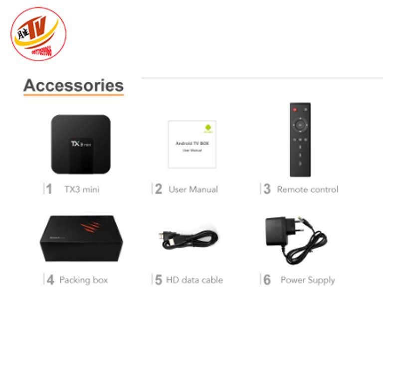 [kèm khiển giọng nói] Android Tivi Box Tanix TX3 Mini - Ram 2GB Rom 16GB Android 9.0 wifi 5g - Bluetooth 4.0 Android TV Box TX3 chạy siêu mượt