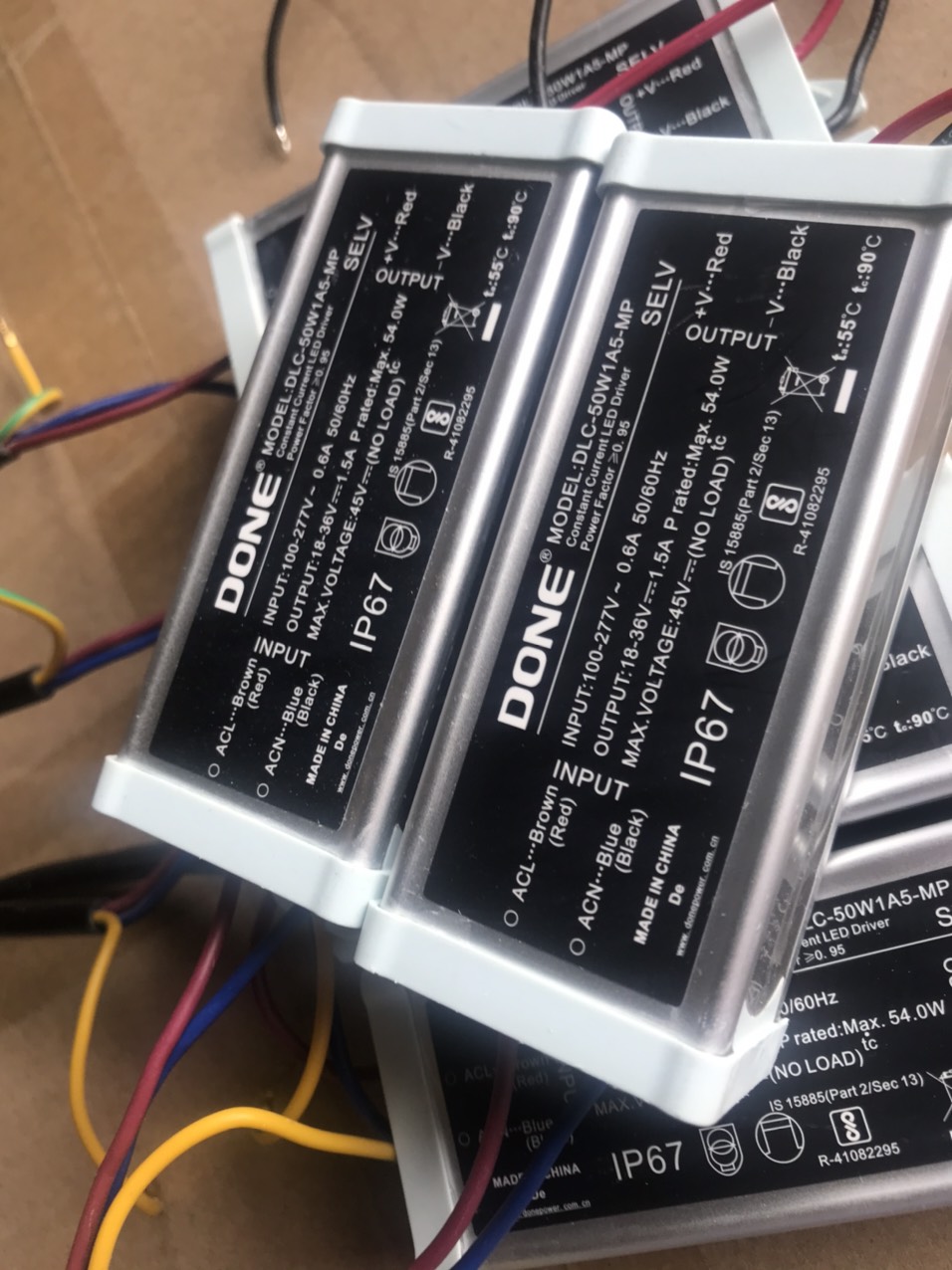 Bộ nguồn driver done dlc-50w1a5-mp cho lắp ráp đèn led