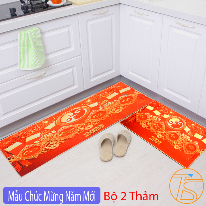 Bộ 2 thảm lau chân 3d 2023 nhiều mẫu hình siêu đẹp - Thảm nhà bếp, phòng khách, phòng ngủ, nhà vệ sinh - Thảm trang trí decor nhà đẹp