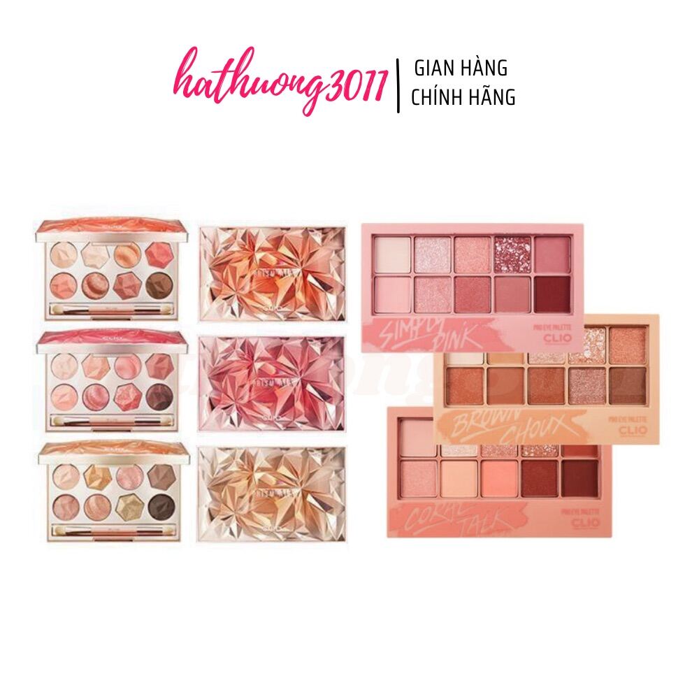 [SẴN + BILL] Bảng Phấn Mắt Clio Eye Palette.
