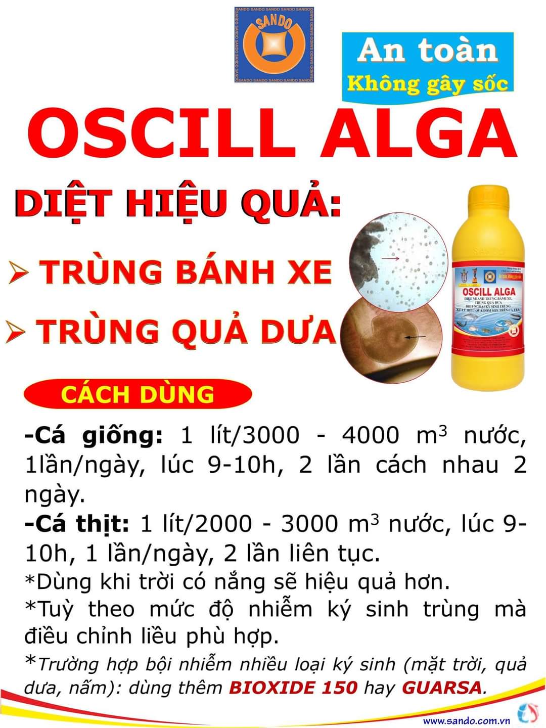 DIỆT KHUẨN OSCILL ALGA[ MUA 5 TẶNG 1] [SANDO]