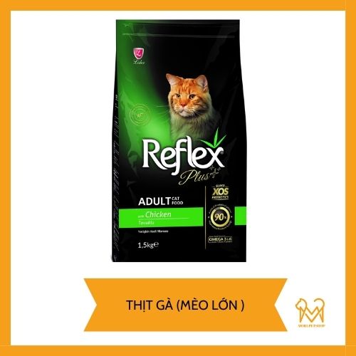 Hạt Reflex Plus+ Thổ Nhĩ Kỳ dành cho mèo 1,5kg