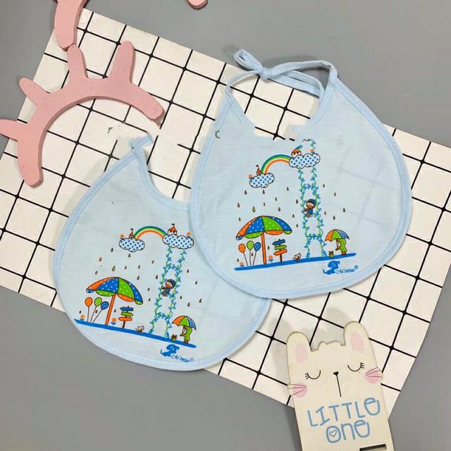 Yếm tròn dây buộc ( mintu ) cho bé sơ sinh