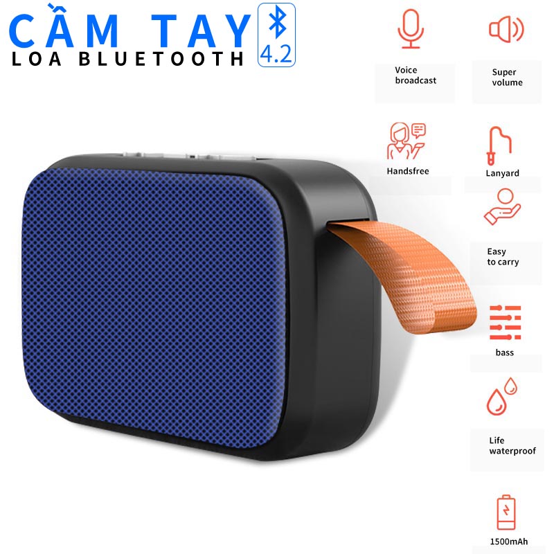 【Có đồng hồ LED miễn phí】 Loa Bluetooth không dây di động COD G2