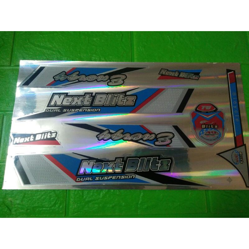 Bộ tem dán xe đạp leo núi Next Blitz hàng nhập Thái Lan