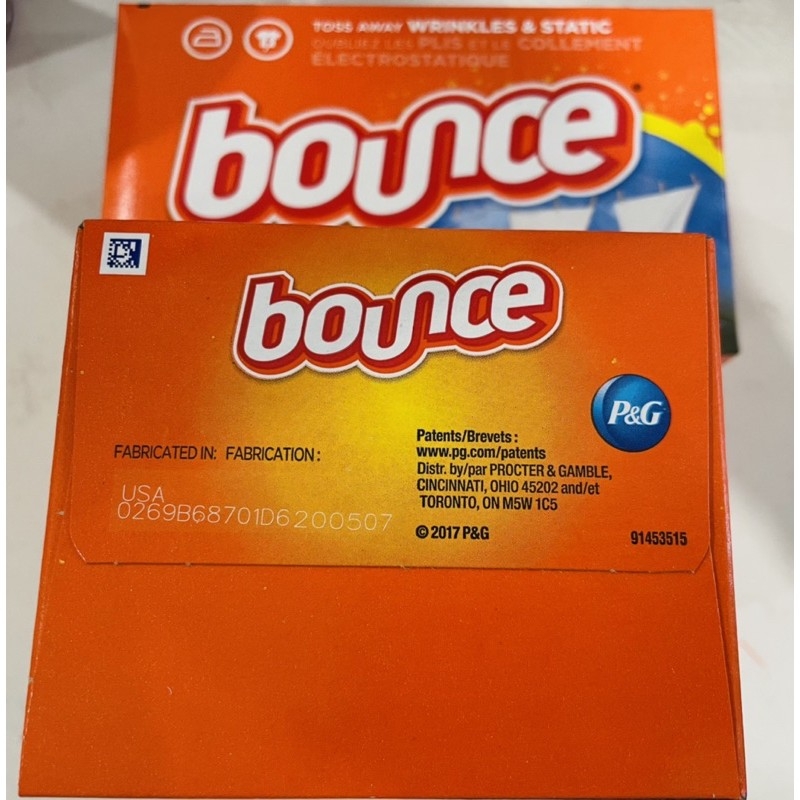 [HCM][SET 2 HỘP] Giấy Thơm Quần Áo Bounce - Hàng của Mỹ (NK)