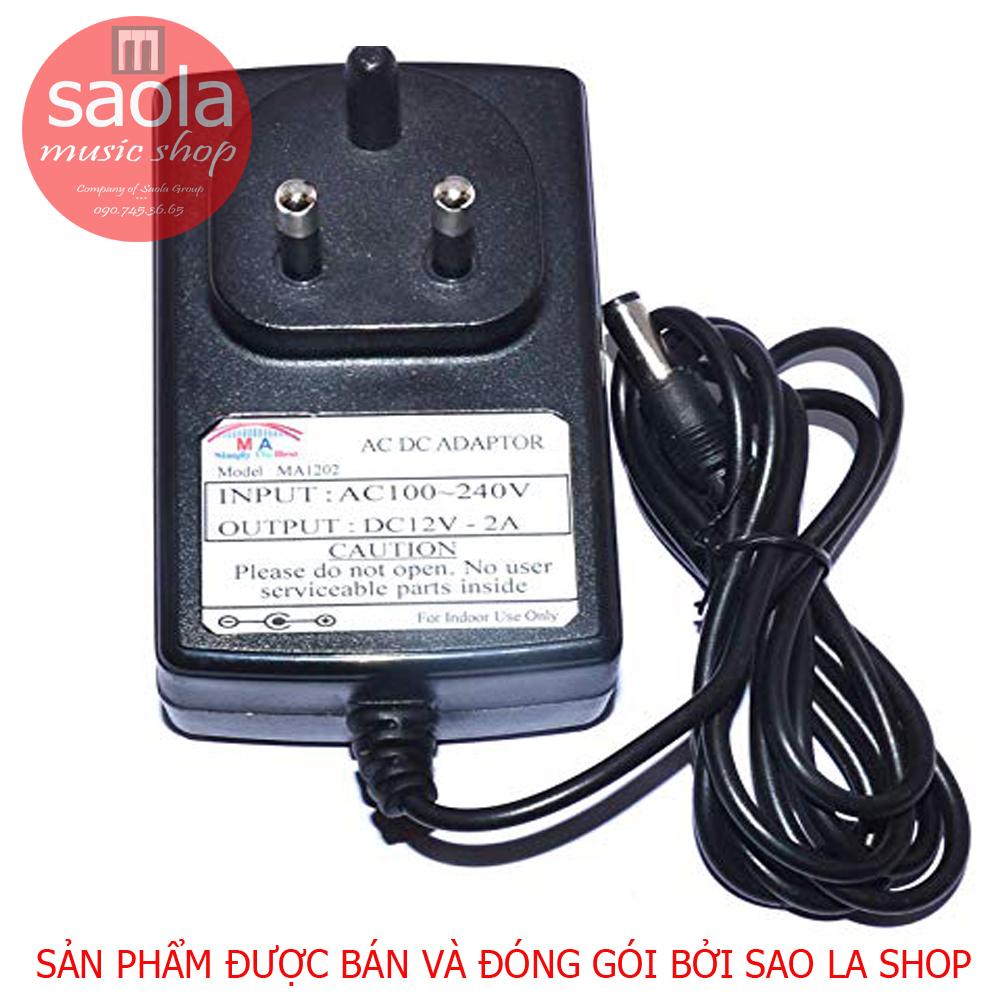 Adaptor Cho Đàn Organ Yamaha và Casio 12V-2A Loại Tốt