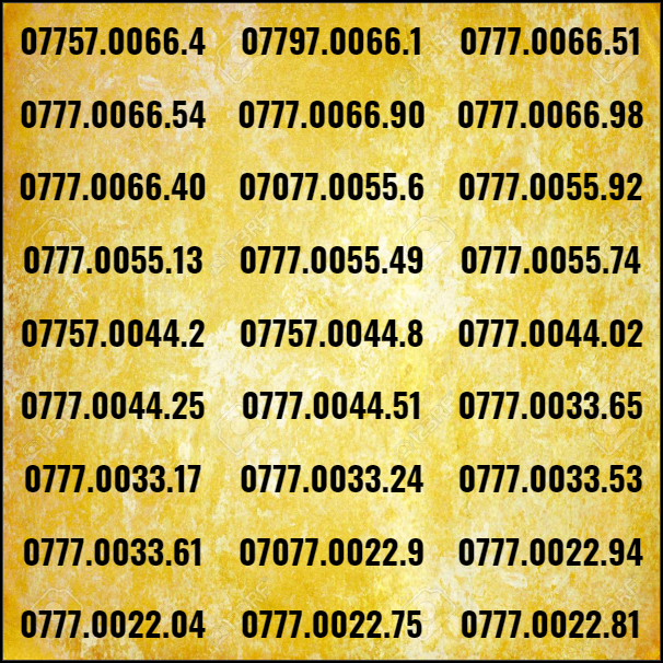 [HCM]Sim mobifone đẹp số lặp 00xx dễ nhớ