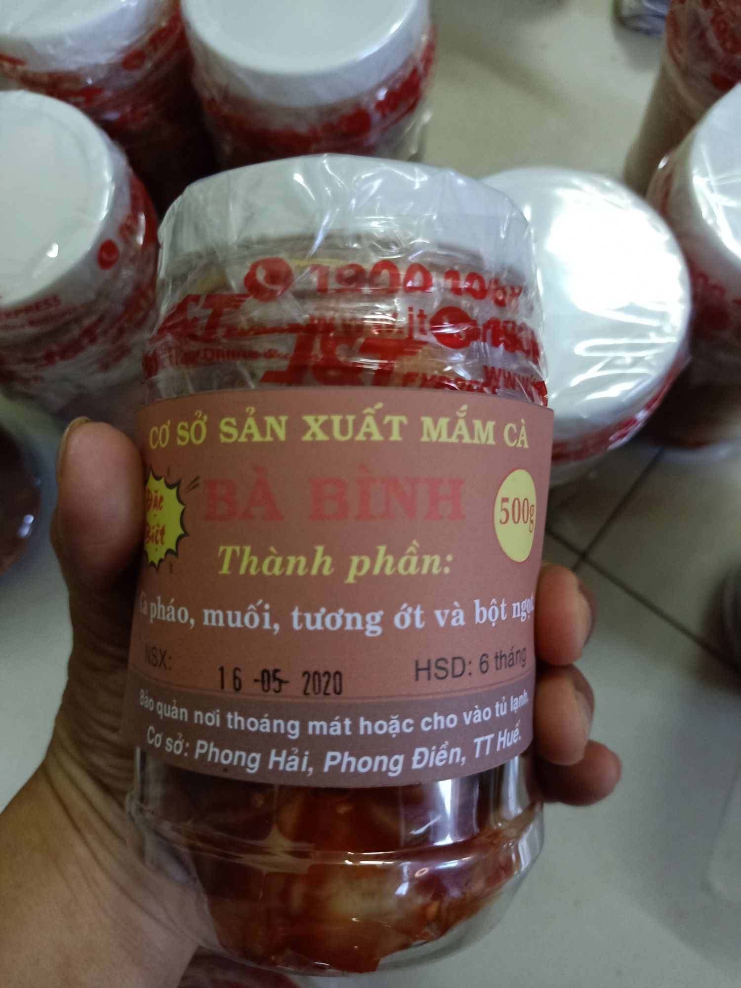 Mắm cà ớt Huế 500gr