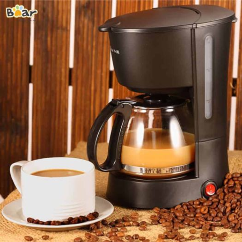 Máy Pha Cà Phê Đa Năng Bear CF B06V2 Máy Pha Cafe Mini Dung Tích 600Ml Thao Tác Đơn Giản Nhanh Chóng