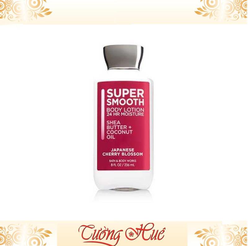 Sữa dưỡng thể Bath&Body Works Cherry Blossom Super Smooth - 236ml nhập khẩu
