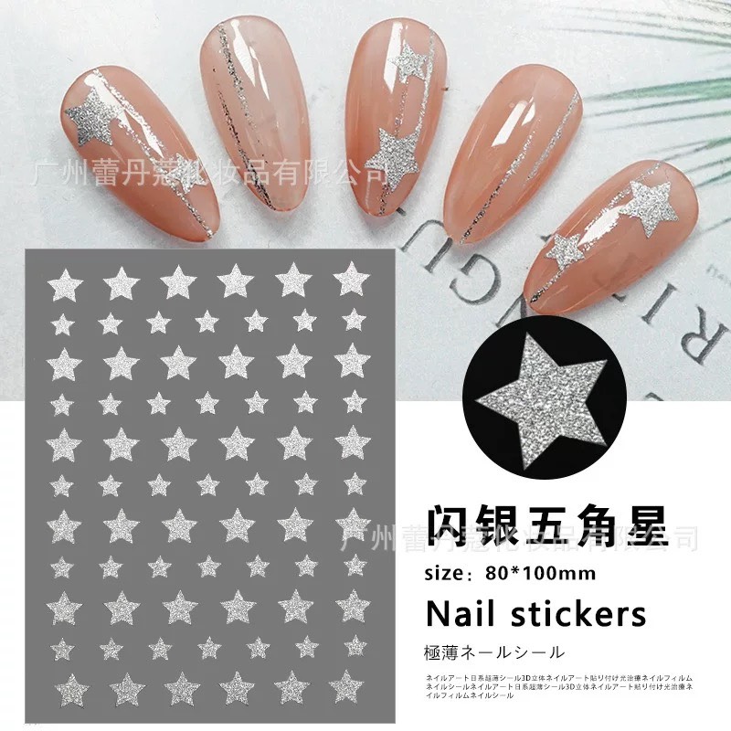 Sticker Flash trang trí móng tay - Siêu sáng