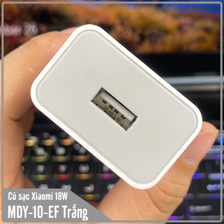 Củ sạc Xiaomi sạc nhanh Quick Charge 3.0 MDY-10-EF - Trắng