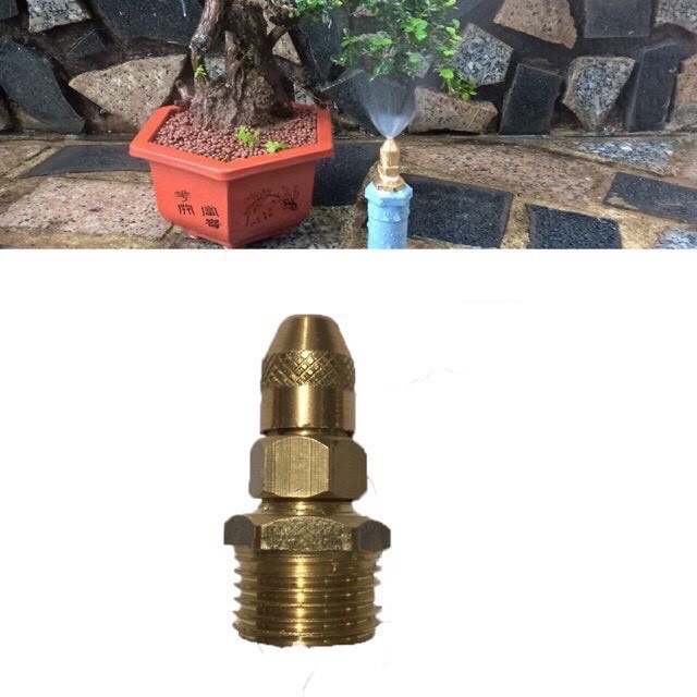[HCM]Béc phun sương đồng chân ren 21
