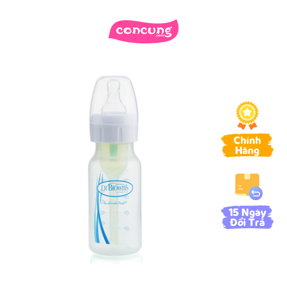 Bình sữa dr.brown nhựa pp- usa , 120ml