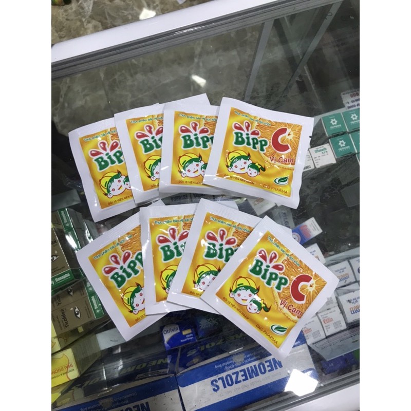 Kẹo ngậm vitamin C - Bipp C (Gói 10 viên)