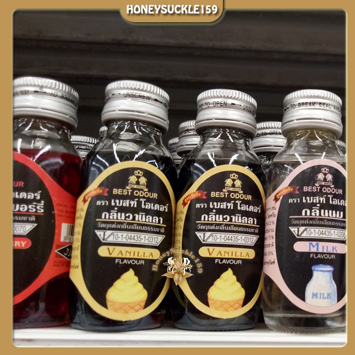 Tinh chất Vani, Vanilla Thái Lan Best Odour làm bánh, pha chế đồ uống