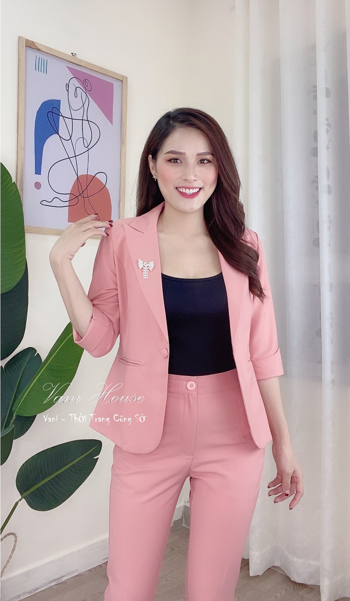 Set nguyên bộ áo Vest quần dài