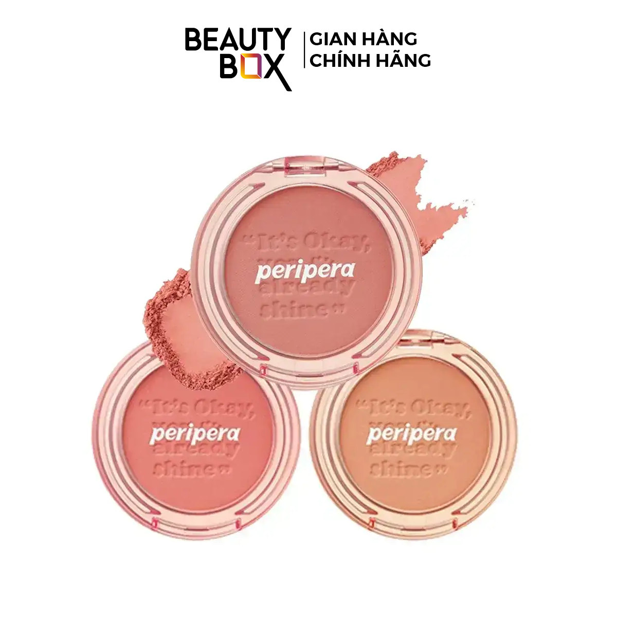[Săn Sale]Má Hồng Peripera Pure Blushed Sunshine Cheek 4.2G