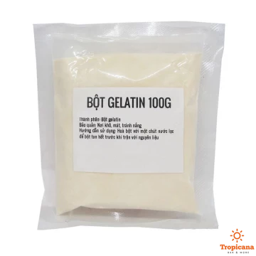 Bột Gelatine Bỉ - Túi 100g