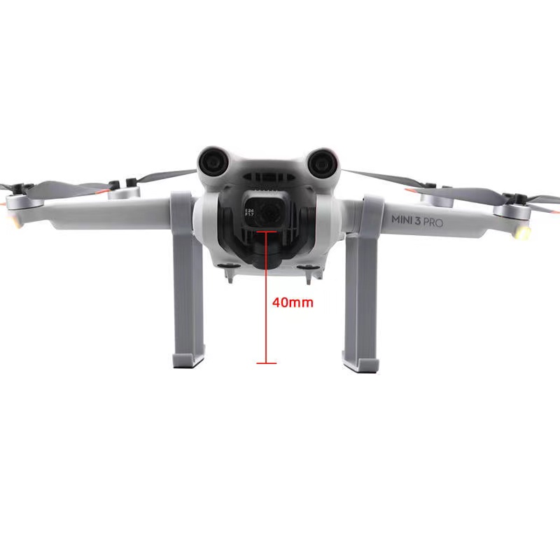 Dji Mini 3 PRO LED 起落架可折疊加長著陸防滑迷你 3 PRO 鏡頭防摔保護配件