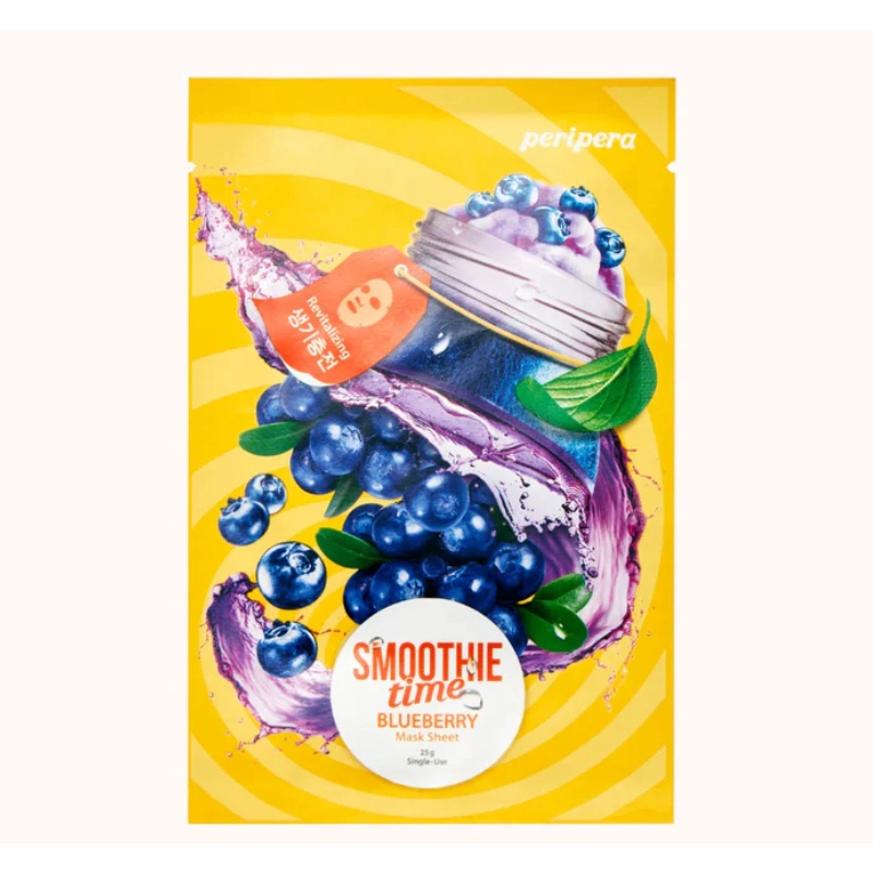 Mặt Nạ Dưỡng Da Từ Trái Cây Peripera Smoothie Time Mask Sheet