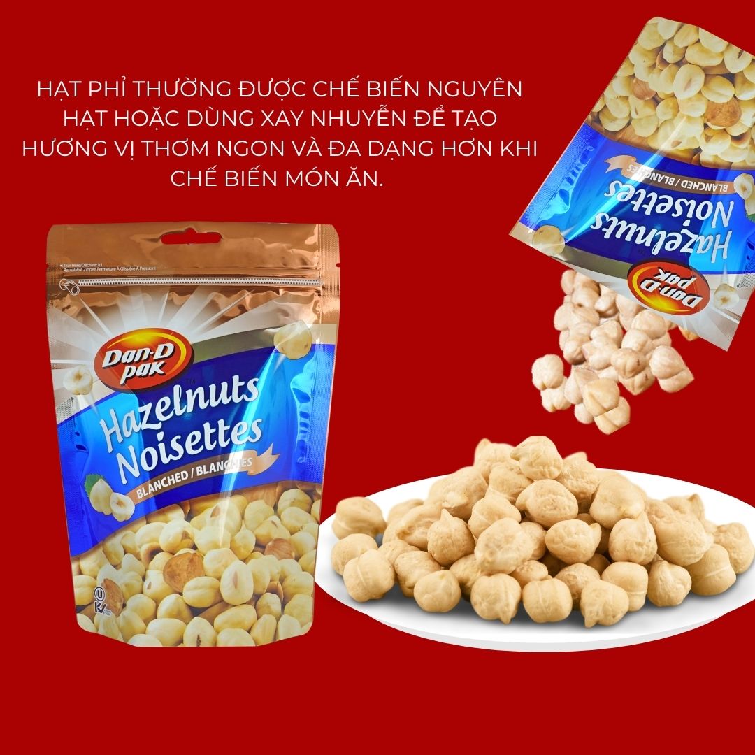 [Chính hãng] Hạt phỉ tự nhiên nhập khẩu 425g Dan D Pak