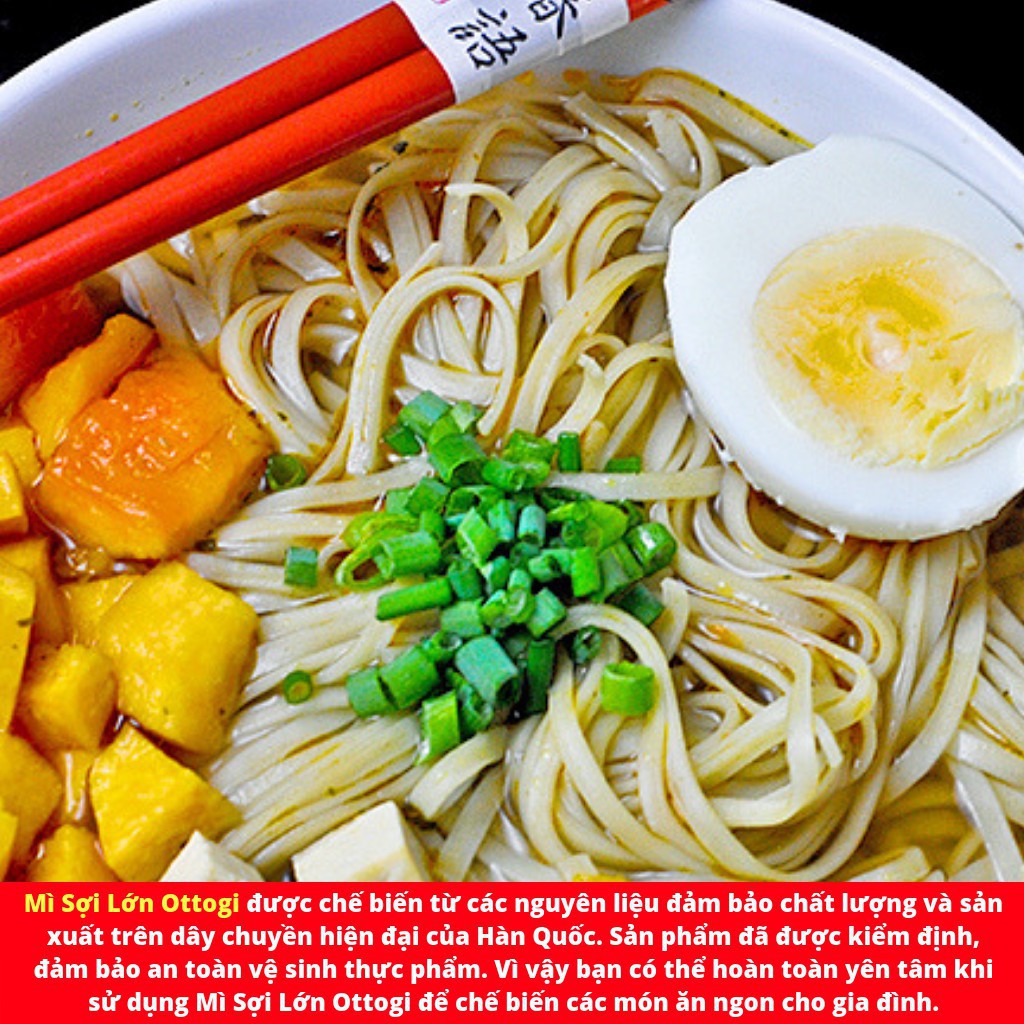 Mì sợi nhỏ, sợi lớn OTTOGI 900g