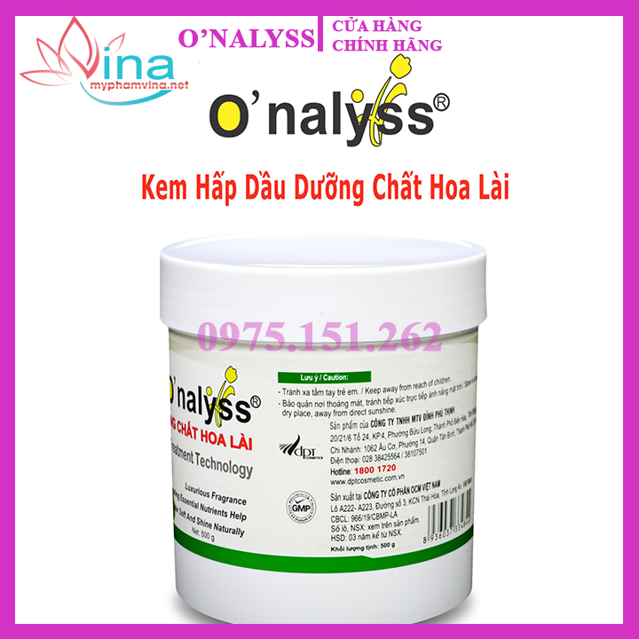 [HCM]Kem Hấp Dầu Onalyss Hương Hoa Lài 1000ML