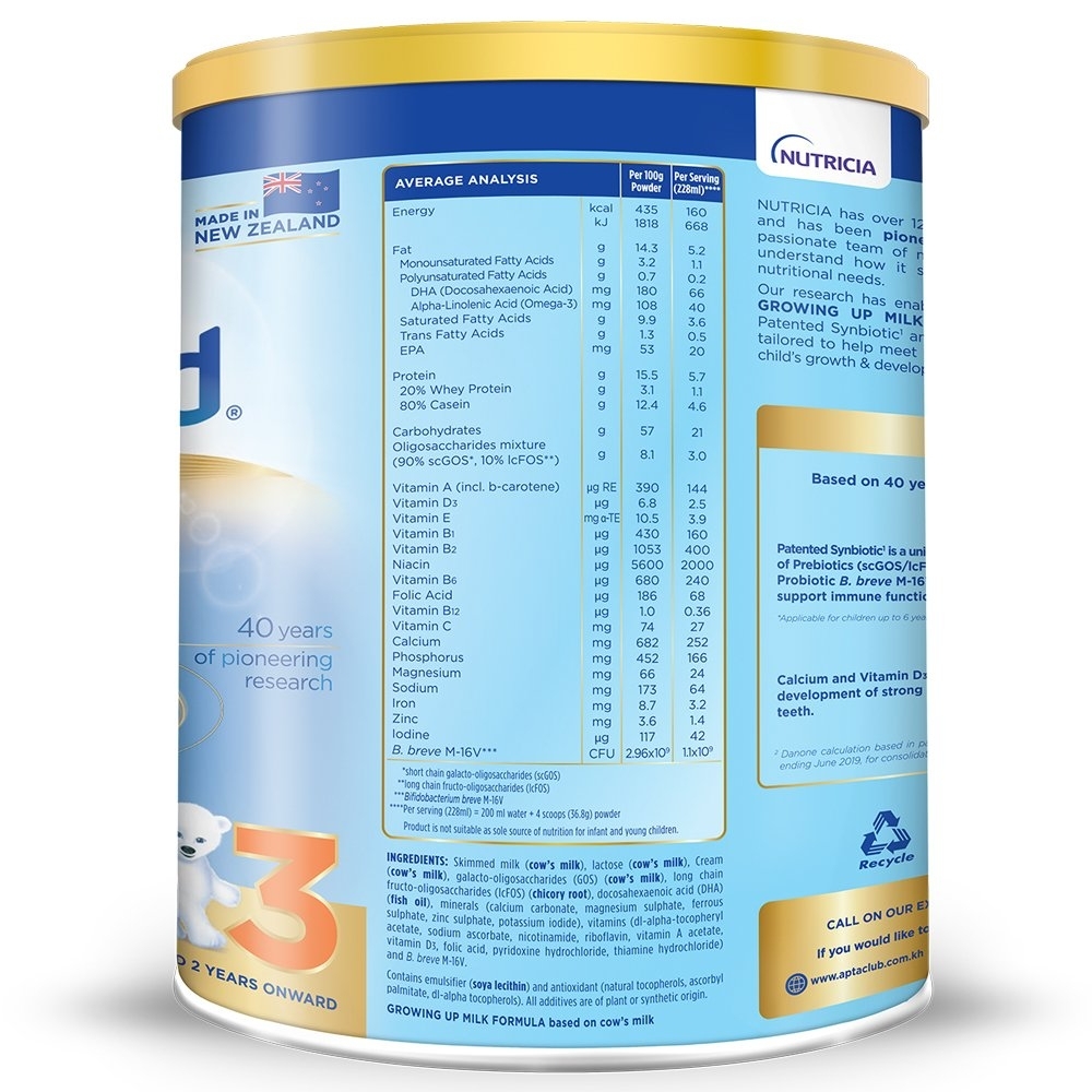 Thực phẩm bổ sung Aptakid số 3 900g (trên 2 tuổi)