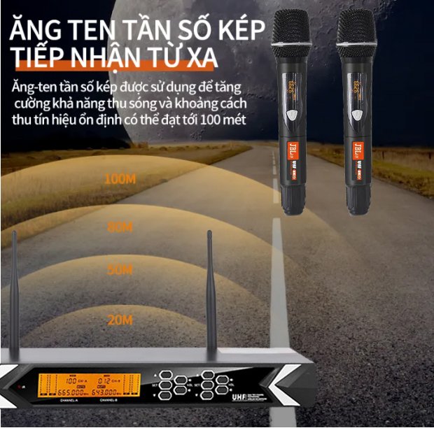 Micro Karaoke JB ProSound S950 Pro, Chống Hú Tốt, Độ Nhạy Cao Bắt Âm Tốt, Thiết Kế Sang Trọng.