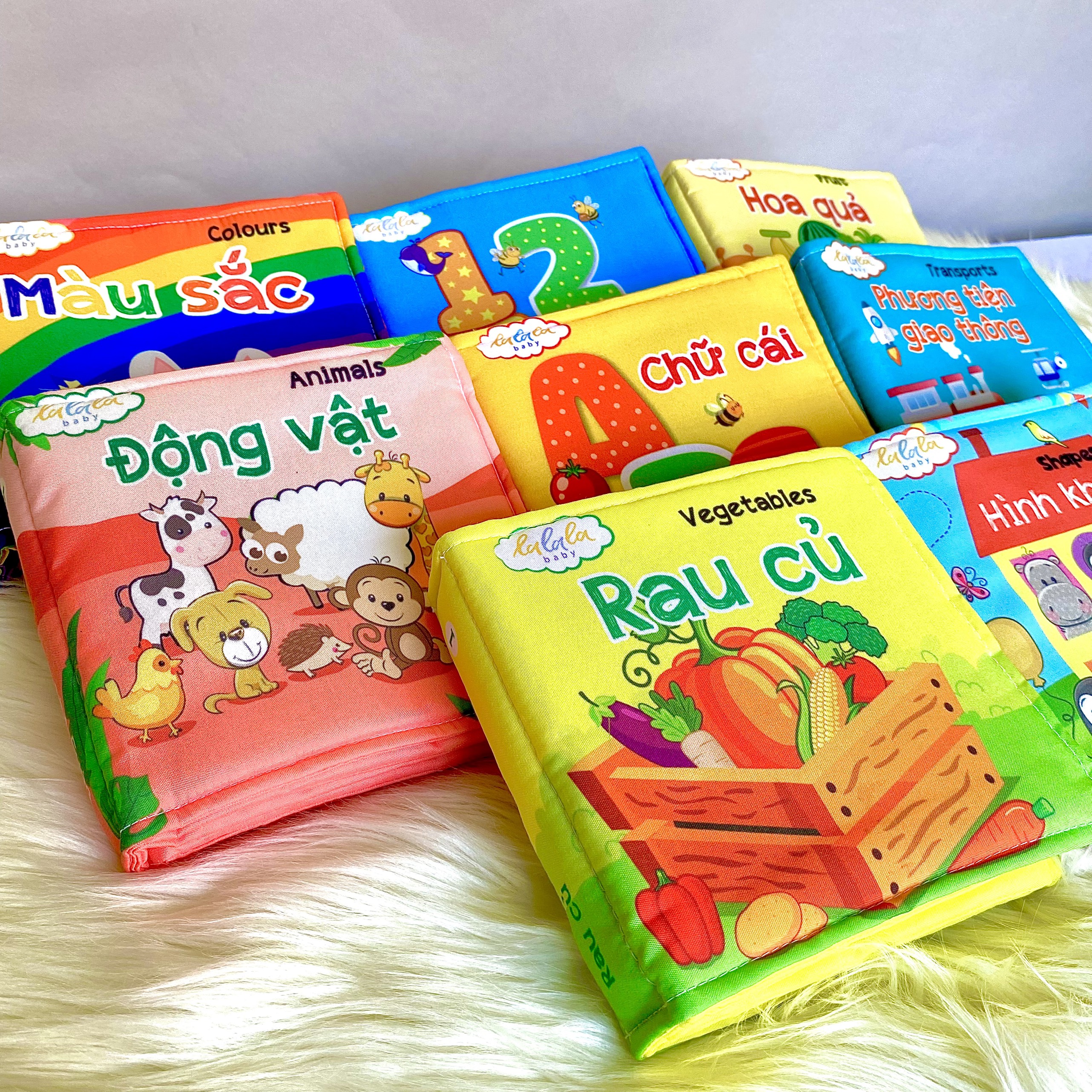 Sách Vải Lalala Baby Giúp Bé 0