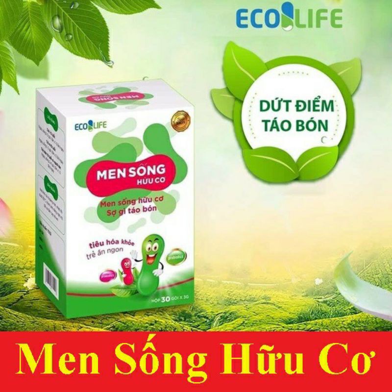 [HCM]Men Sống Hữu Cơ Ecolife Chính Hãng