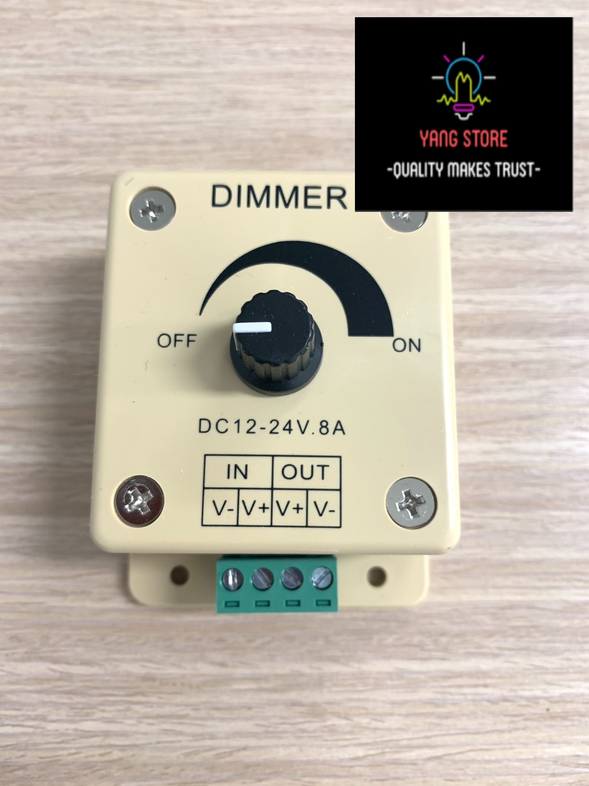 Dimmer 12v 24v 8a - điều chỉnh ánh sáng đèn
