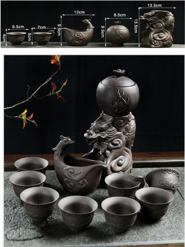 Bộ ấm trà đạo Rồng Thiêng gốm cat sa cao cấp - Euro Quality - Mang đến cho bạn một bộ sản phẩm trà đạo hoàn hảo để thưởng thức
