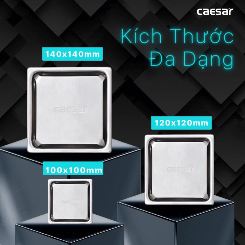 Thoát Sàn CAESAR mặt tấm vuông ST1010E ST1212E ST1414E