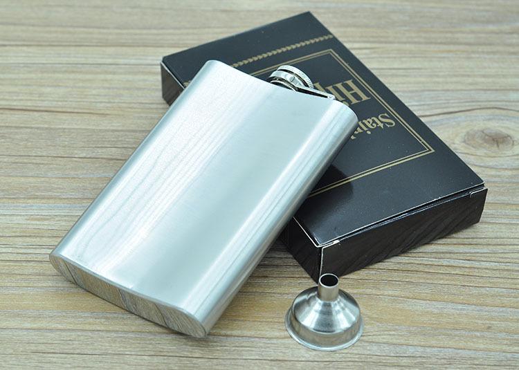 Bình đựng rượu hình chử nhật có phễu inox