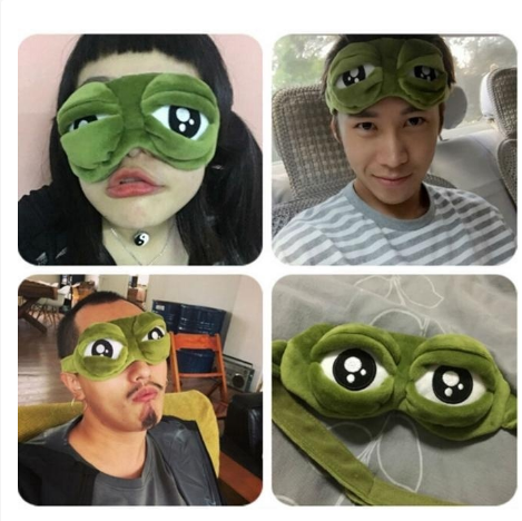 Bịt mắt ếch pepe đáng yêu tiện dụng