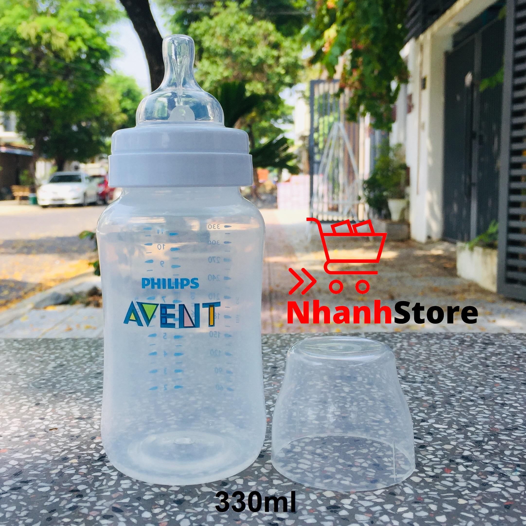 Bình sữa Philips Avent Classic 330ml (Núm số 3, 6 tháng+)