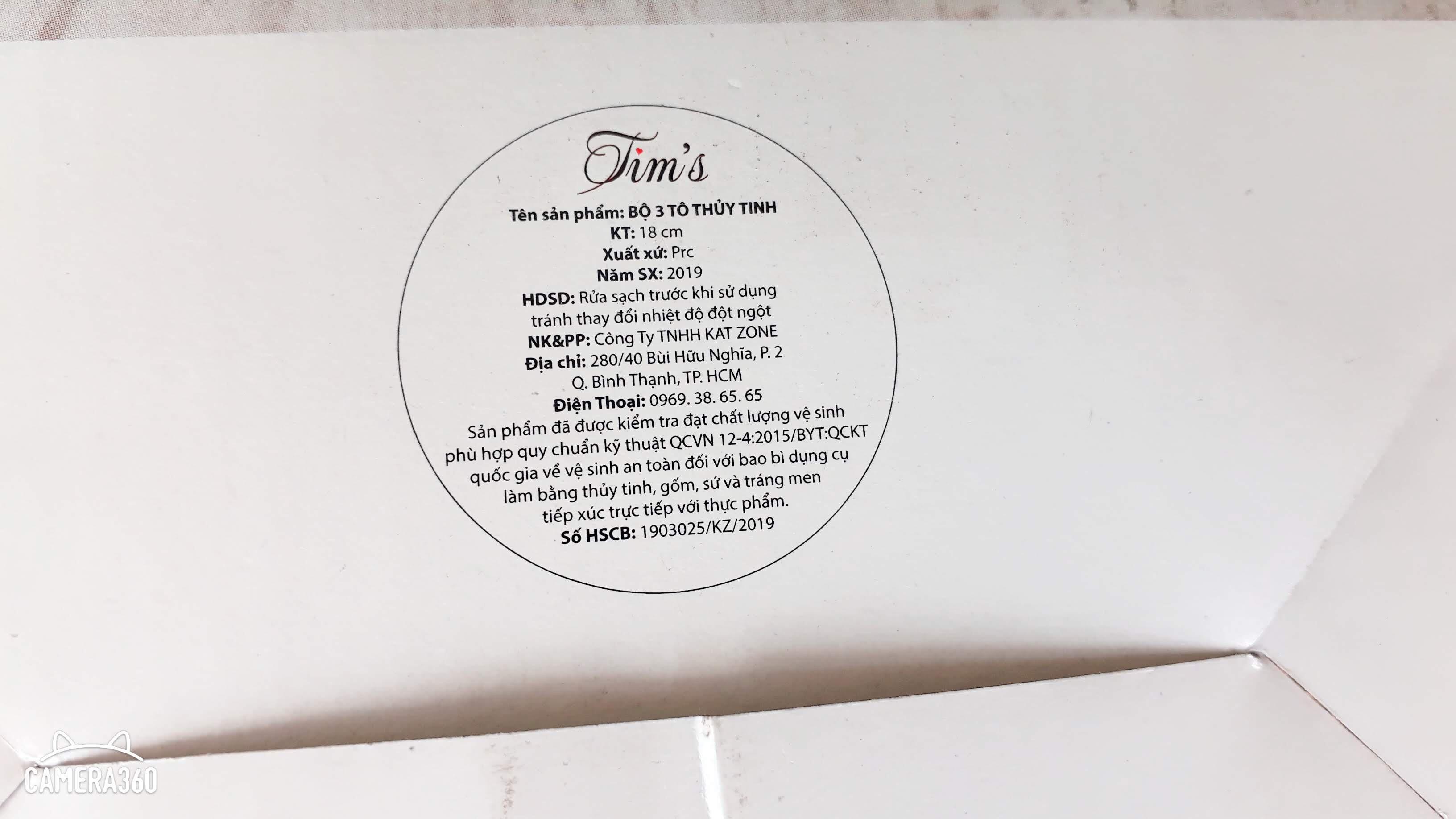 Bộ 3 tô thuy tinh cao cấp luminarc 18cm