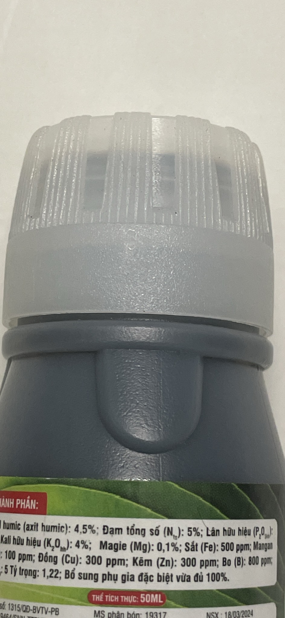 Phân bón lá Mập Thân Dày Lá Đâm Chồi Tin Bor lọ 50ml
