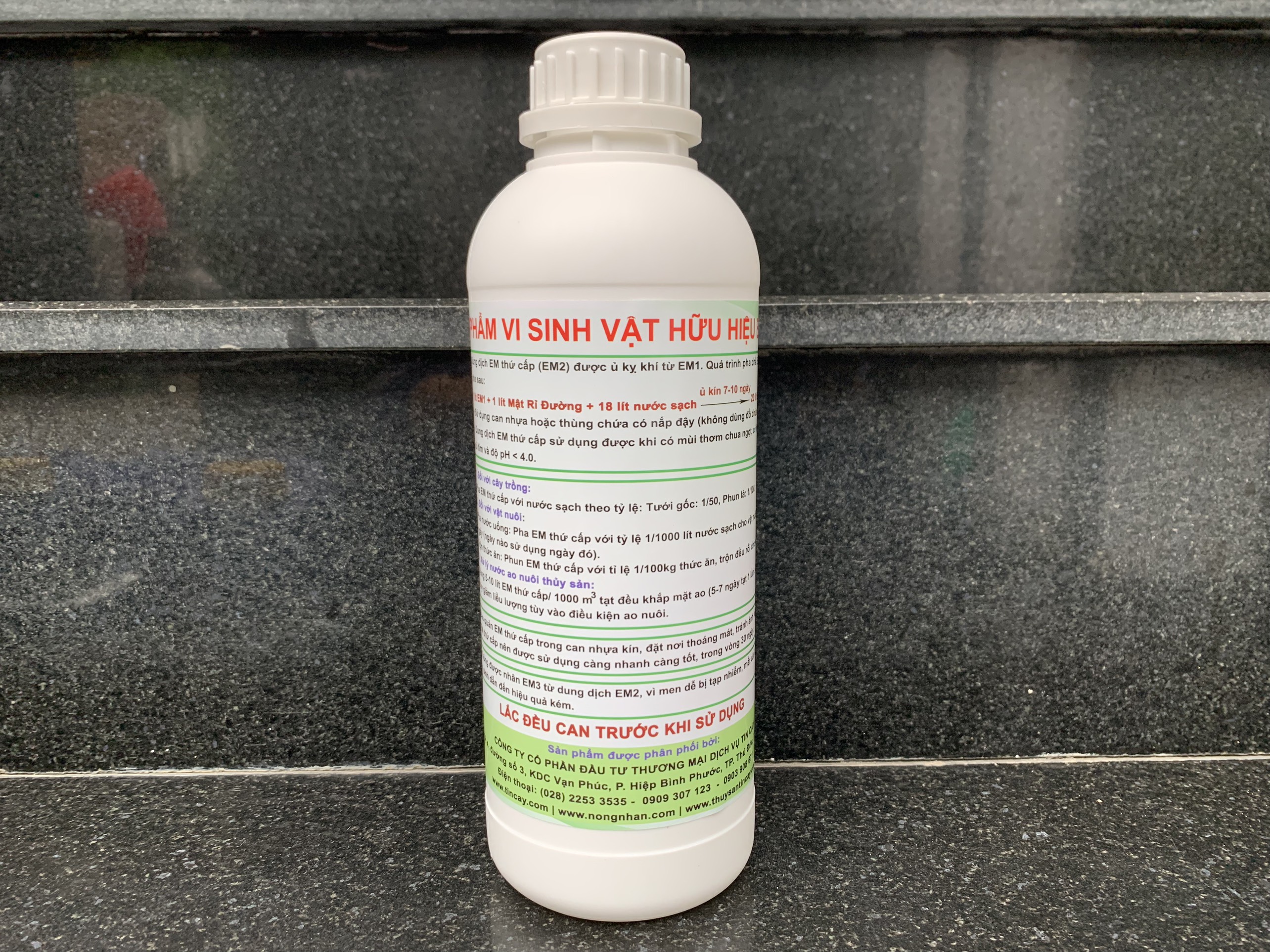 CHẾ PHẨM SINH HỌC EM GỐC (EM1) CHAI 1 LÍT