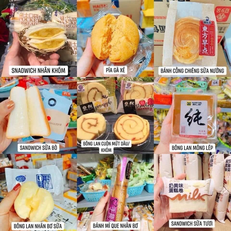 [Hoàn tiền 10%] bánh tươi mix đủ vị ( 1kg 23-27 cái không trùng vị ) MÃ 06
